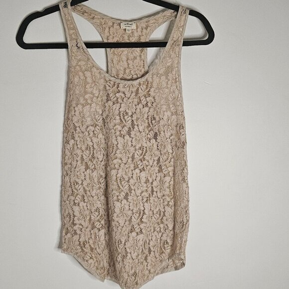 Wilfred Tops - Wilfred Lace Racerback Tank sz XXS